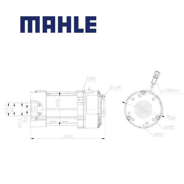 MM 444 motor 36V 0,8kW AMG6388