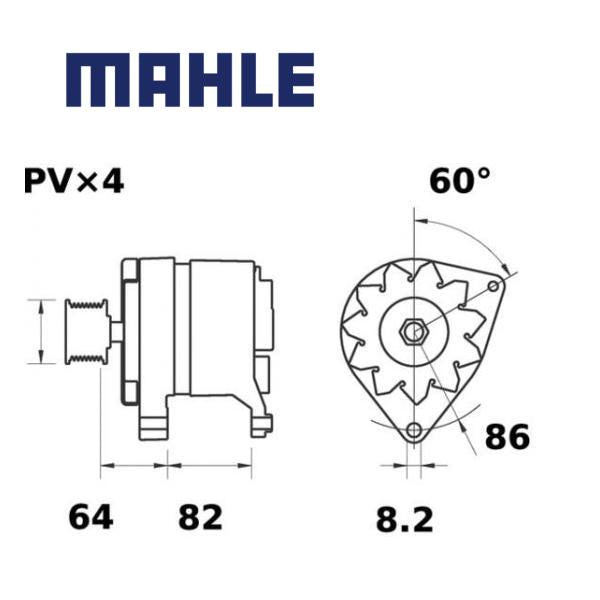 MG 507 alternator 14V 70A AAK3179