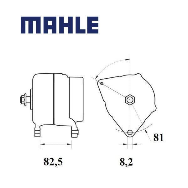 MG 1138 alternator 14V 75A AAK5960