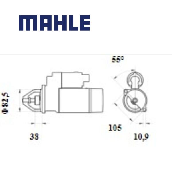 MS 1130 starter motor 12V 3,2kW z11 AZE4318,MS1130