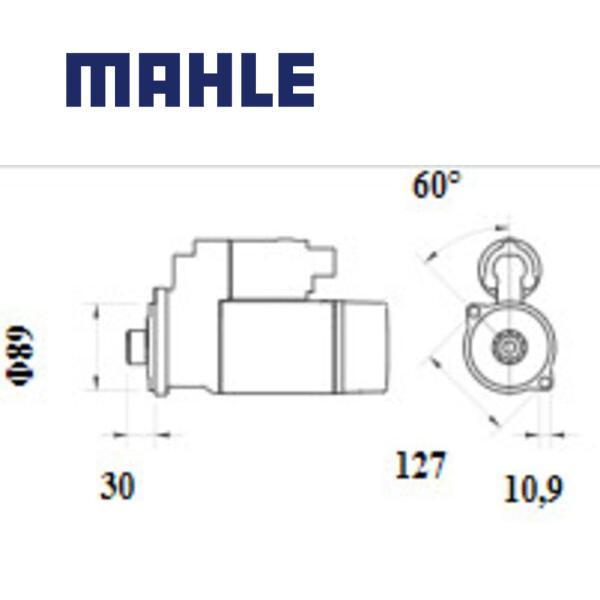 MS 1111 starter motor 12V 3,2kW z10,MS1111