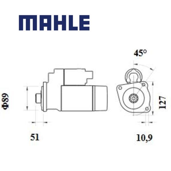 Starter motor MS 851