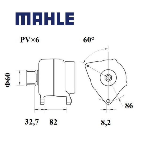 MG 306 alternator 14V 80A AAK5549,MG306