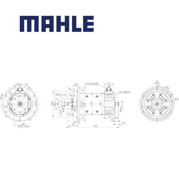 MM 140 electric motor 24V 2,1kW AMP2607