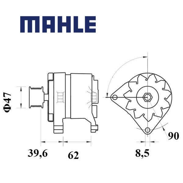 Alternator MG 1167