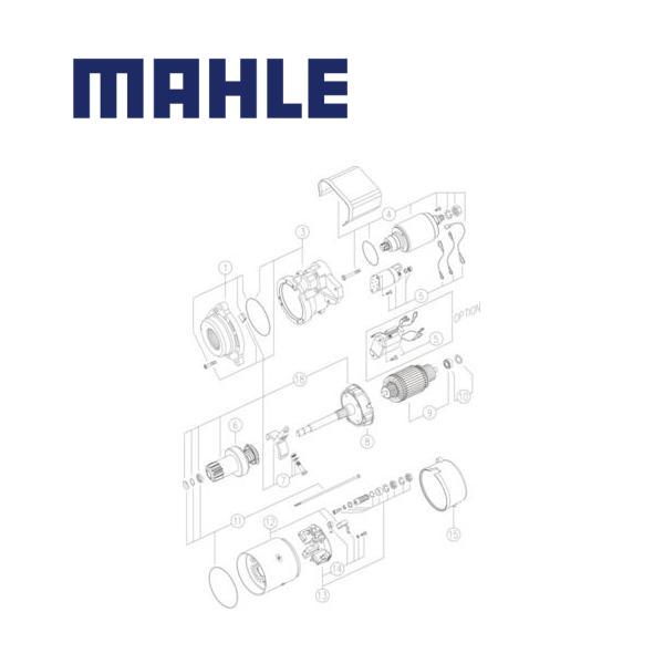 MS 851 starter motor 24V 5,5kW z11 AZF4829