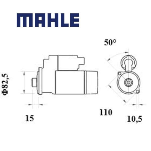 MS 1067 starter motor 12V 2,0kW z9 AZE2801,MS1067