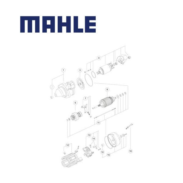 MS 358 starter motor 12V 3,1kW z10 AZJ3261