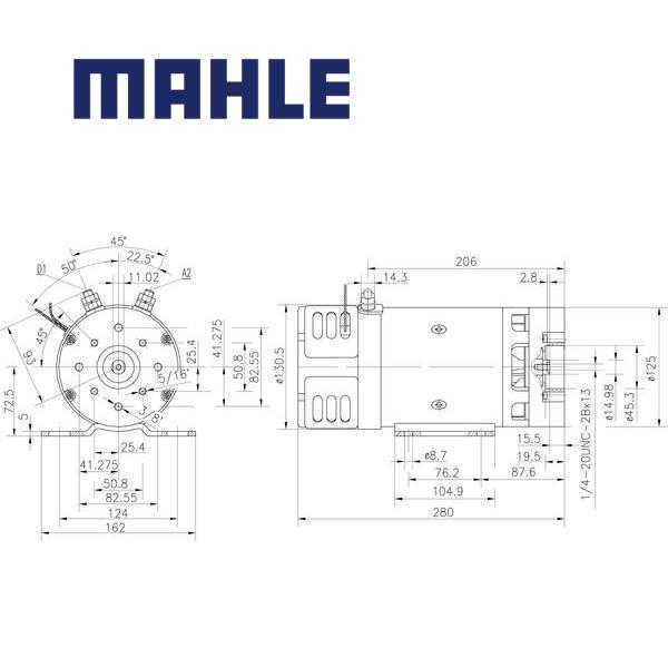 MM 329 electric motor 24V 3kW AMK4638