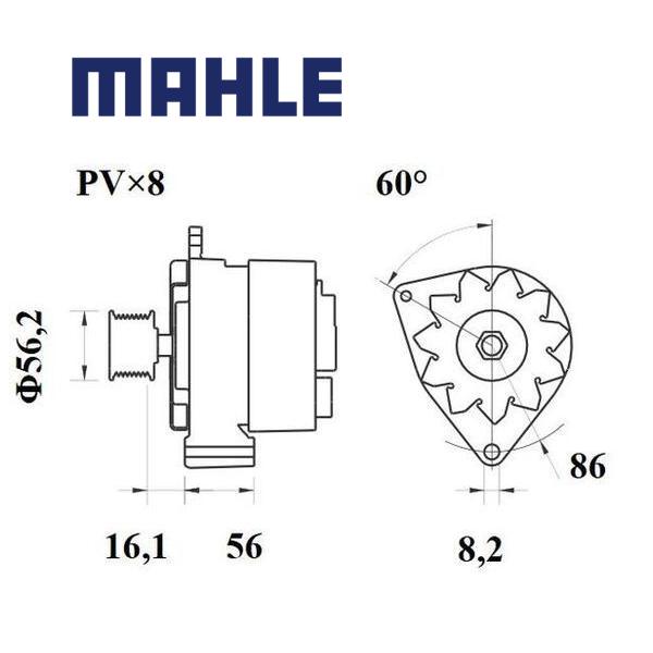 Alternator MG 720