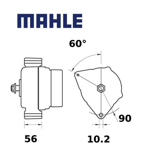 MG 619 alternator 14V 150A AAN5967