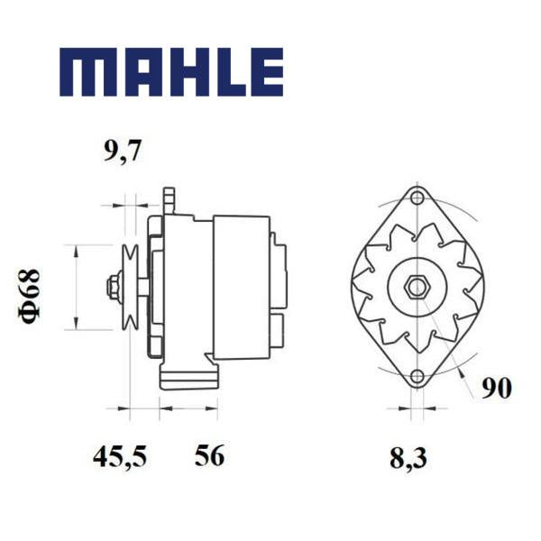 MG 461 alternator 14V 50A AAK1129