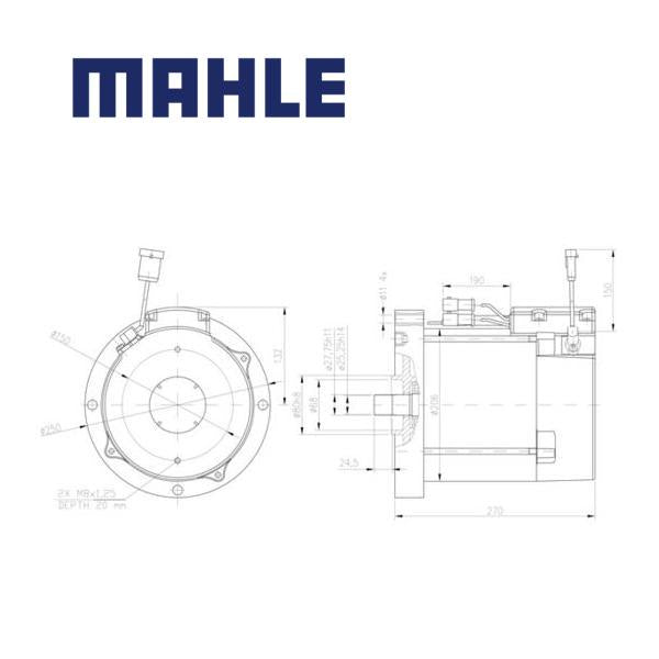 MM 390 electric motor 20V 15kW AMV7122