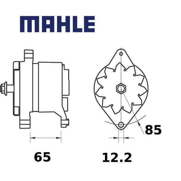 MG 516 alternator 28V 35A AAK3564