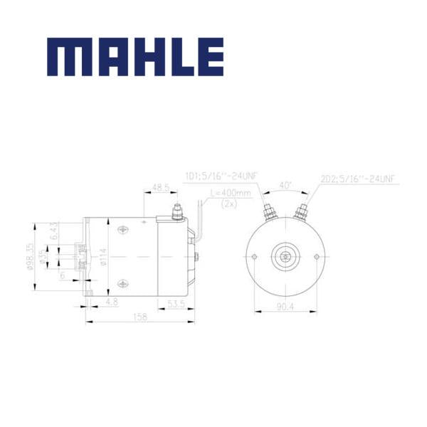 MM 54 motor 24V 2,2kW AMJ4841