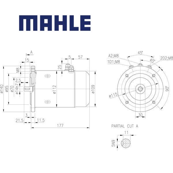 Electric motor MM 101