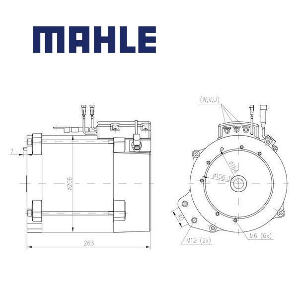 MM 429 motor 35V 12kW AMV7125