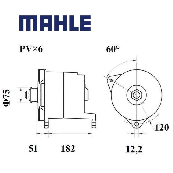 MG 136 alternator 28V 200A AAT3352