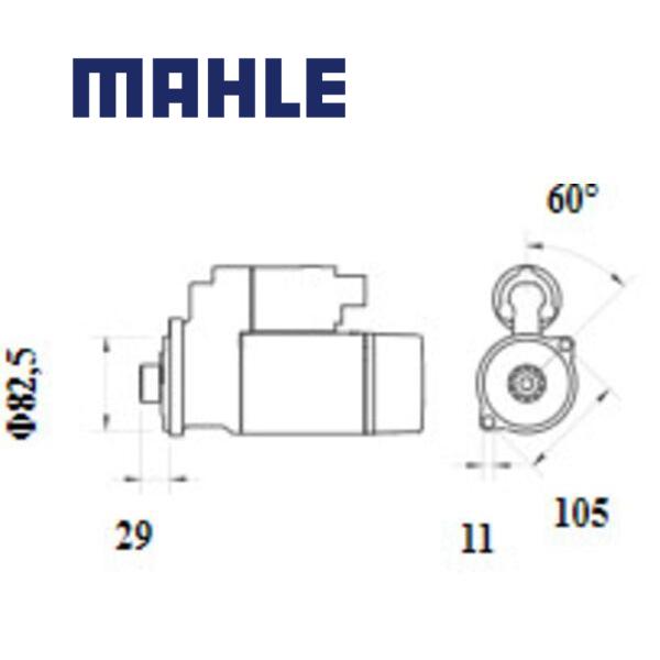 MS 1141 starter motor 12V 1.2kw 9z,MS1141