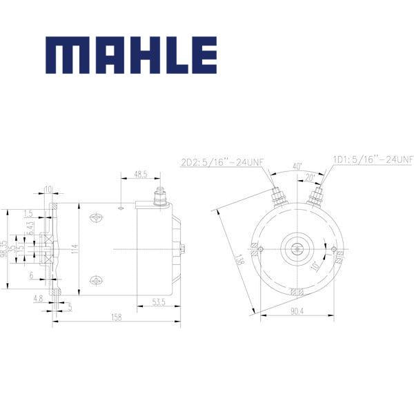 MM 46 electric motor 24V 2,2kW AMJ4810