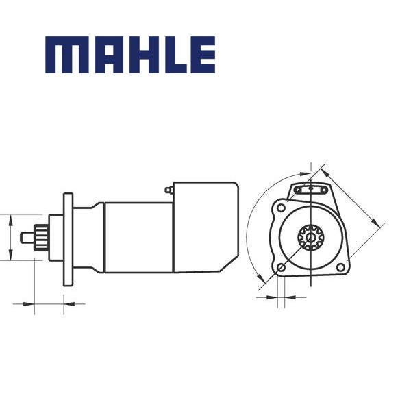 MS 669 starter motor 24V 5,4kW z11 AZK5540