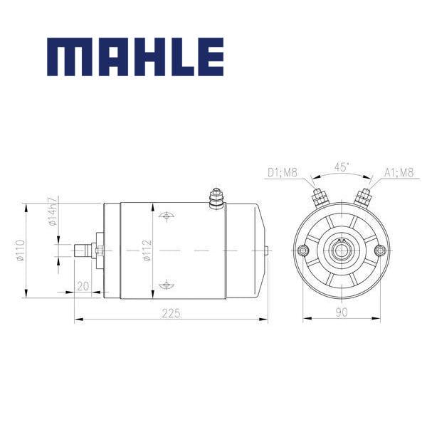 MM 427 motor 24V 0,1kW AMJ4616