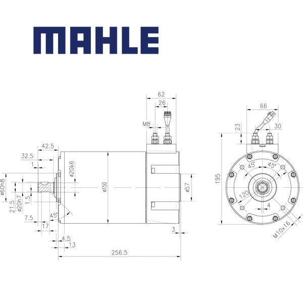 MM 250 electric motor 24V 2,2kW AML6208