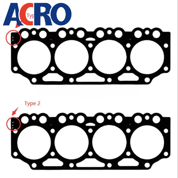 ACRO Těsnění hlavy válců 1,6mm 3 otvory ACG4201564 vhodné pro DEUTZ