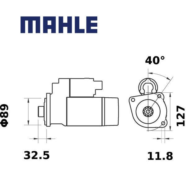 MS 147 starter motor 24V 5,5kW z10 AZF4839,MS147