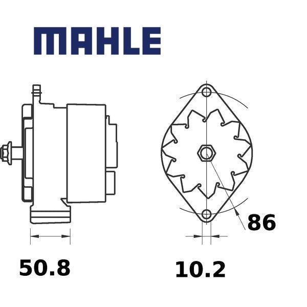 MG 140 alternator 28V 55A AAK3894